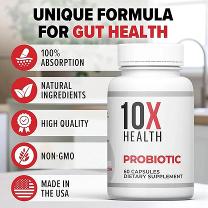 10X Health Probiotics (60 Caps)