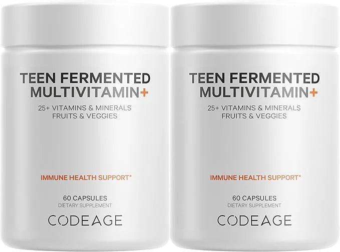 Codeage Teen’s Daily Multivitamin Supplement, 25+ Omega-3, 2 2 Pack