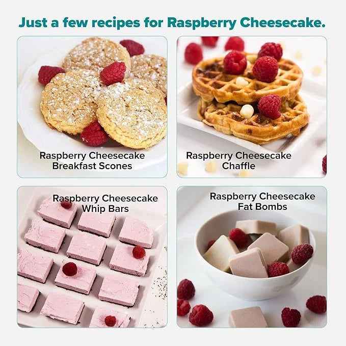 Keto Chow Raspberry Cheesecake