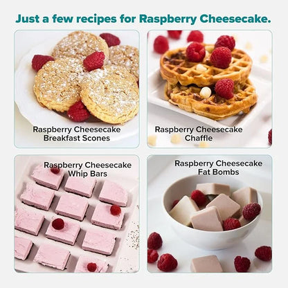 Keto Chow Raspberry Cheesecake