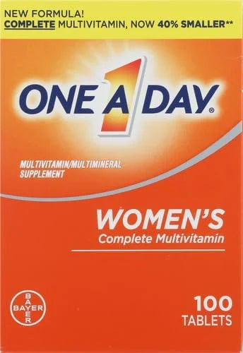 One A Day Women’s Multivitamin, Supplement B12, Biotin, 100 count