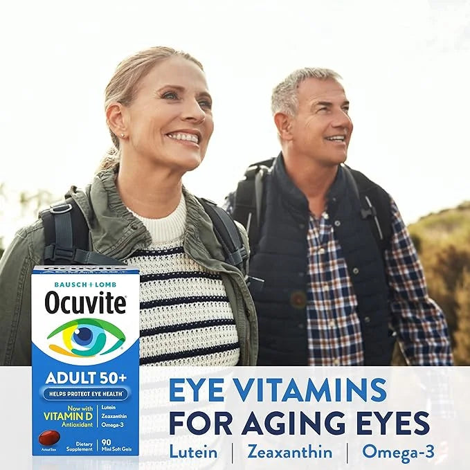 Ocuvite Eye Vitamin & Mineral Supplement, 3, Lutein, 90 Softgels