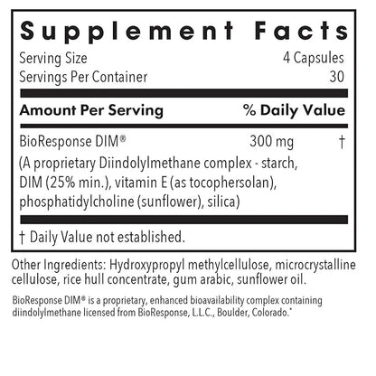 Allergy Research Group DIM Enhanced Delivery System Supplement - Supports Healthy Hormone Balance for Women, Promotes Heal...