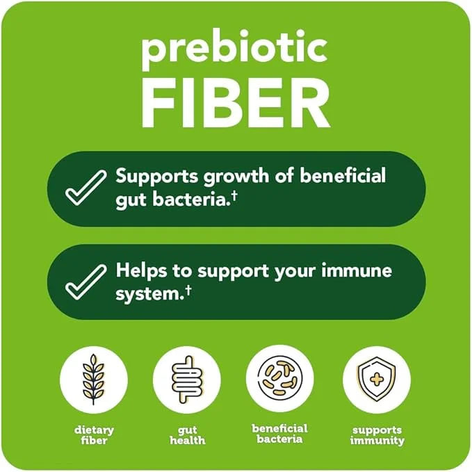 Vitamin Bounty Prebiotic Fiber Digestive Support 60 Capsules