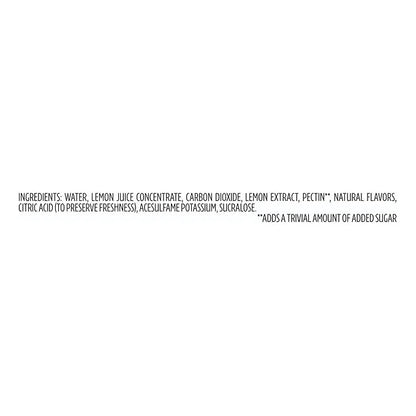Sanpellegrino Zero Grams Added Sugar Italian Sparkling Drinks Lemonade, Sparkling Lemon Beverage, 24 Pack of 11.15 Fl Oz C...