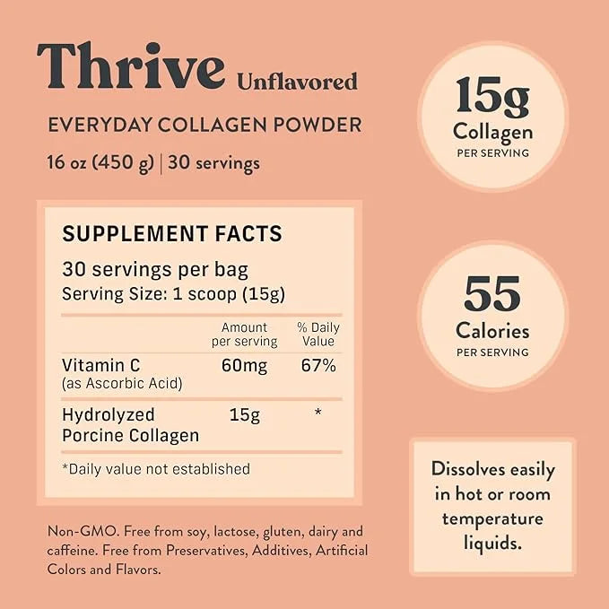 Thrive Collagen Powder for Women 16 oz (450 g)