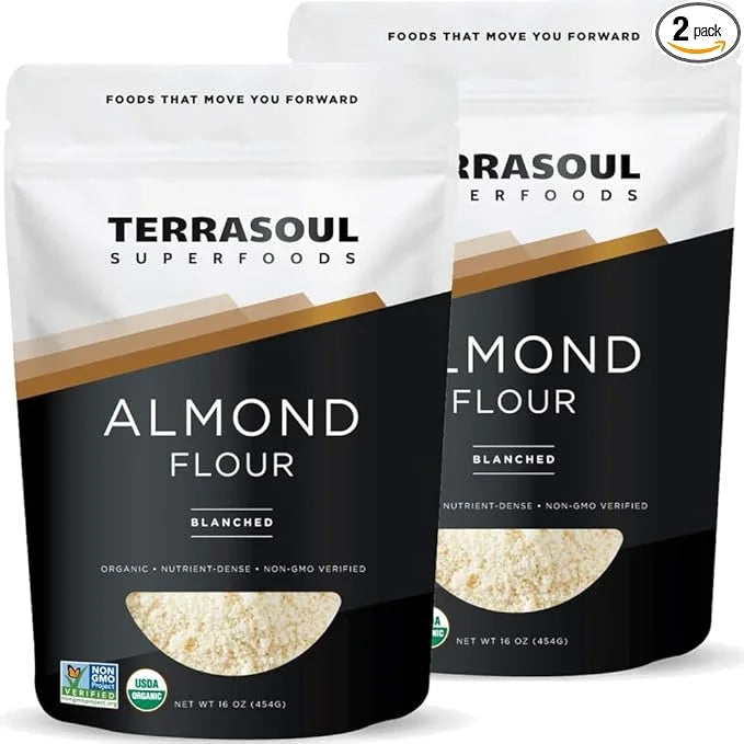 Terrasoul Superfoods Organic Almond Flour, 2 Lbs (Pack of 2) - Fine Texture | Grain-Free | Gluten-Free | Perfect for Keto ...