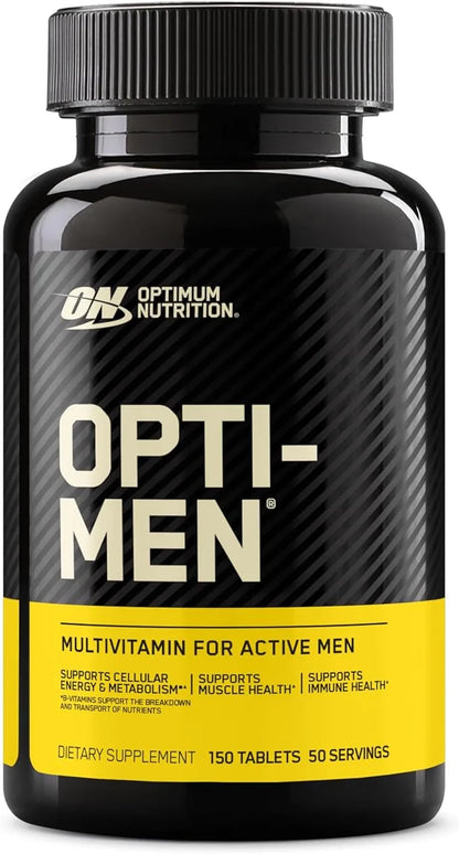 Optimum Nutrition Opti-Men, Vitamin C, Zinc B12 for 150 Count