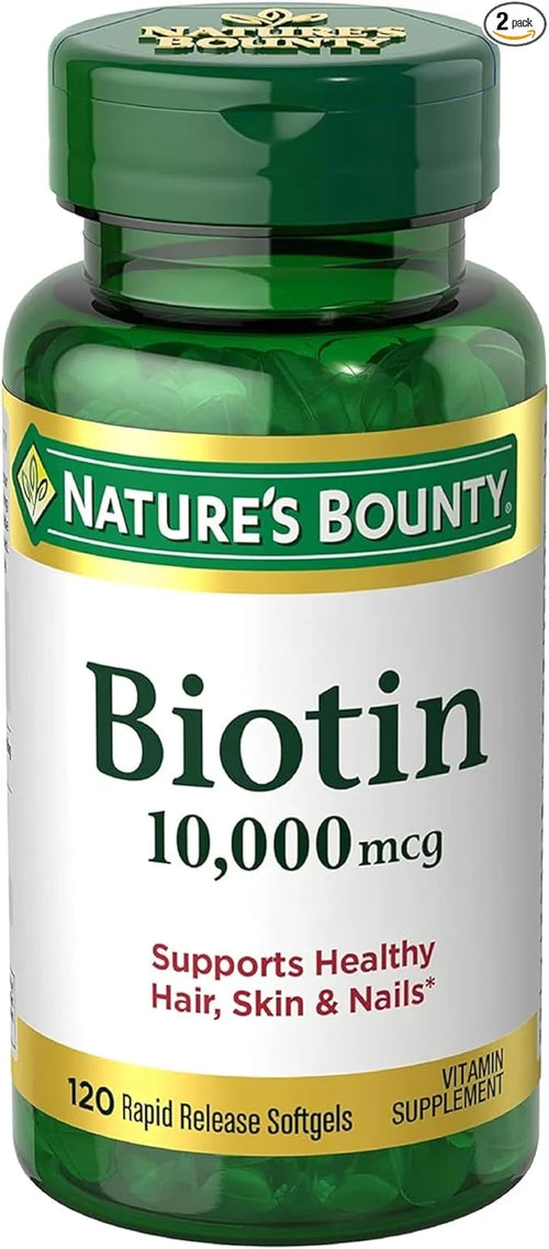 Nature's Bounty Biotin 10000 mcg Ultra 120 ea 2)