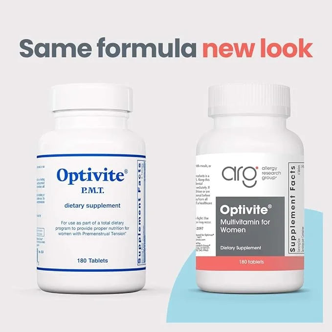 Optimox Optivite PMT Supplement - PMS Support Supplement for Women, Hormonal Balance, Womens Multivitamins, PMS Relief, Ma...