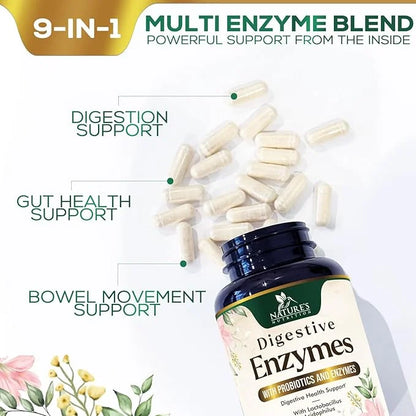 Digestive Enzymes with Probiotics 60 Capsules