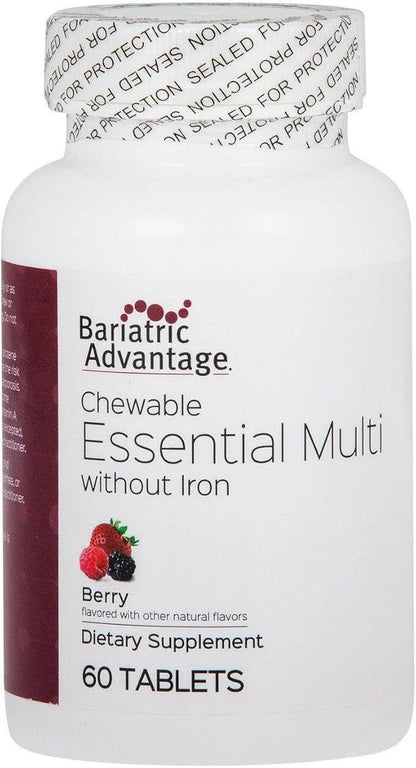 Bariatric Advantage Essential Multivitamin without Iron 200 DV 60 Count