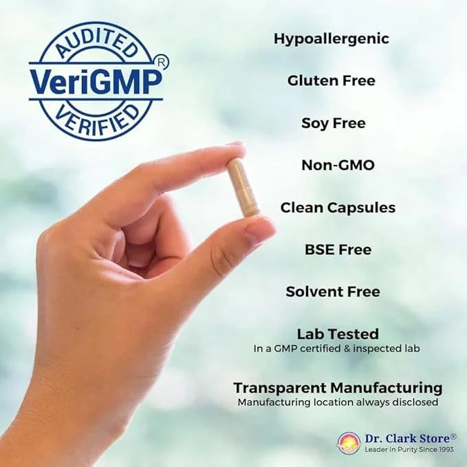 Dr. Clark Vitamin B2 Supplement, 300mg, 100 Gelatin