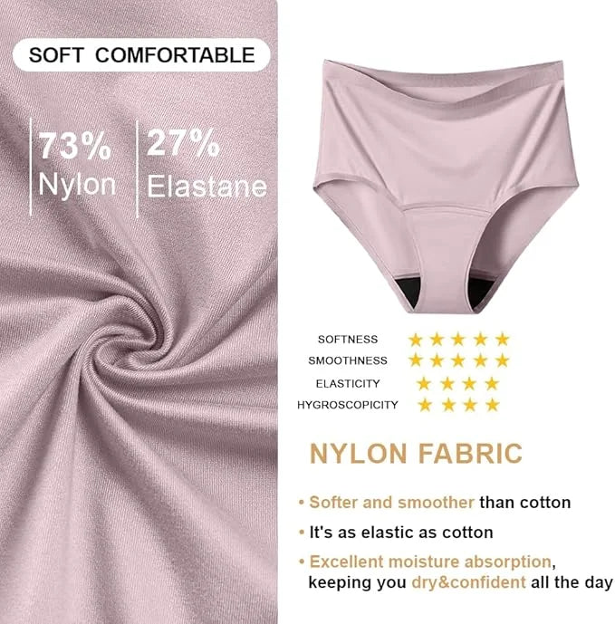 BATTEWA Incontinence Underwear for Women Washable, 50ml,Lavender,3X-Large (3Pack) (3Pack)