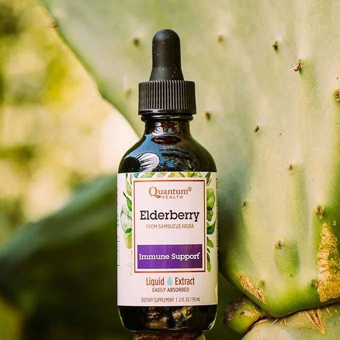 Quantum Health Black Elderberry Liquid Extract 700mg - 2 Fl