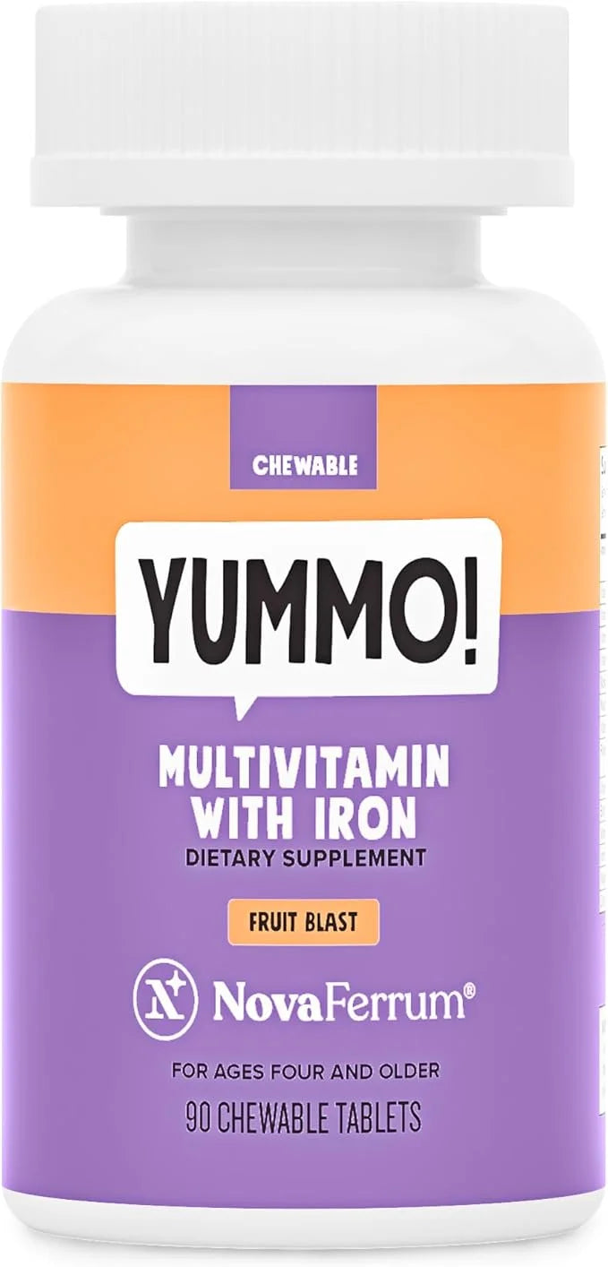 NovaFerrum Yummo | Kids Chewable Multivitamin 18mg of 90 Servings