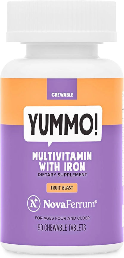 NovaFerrum Yummo | Kids Chewable Multivitamin 18mg of 90 Servings