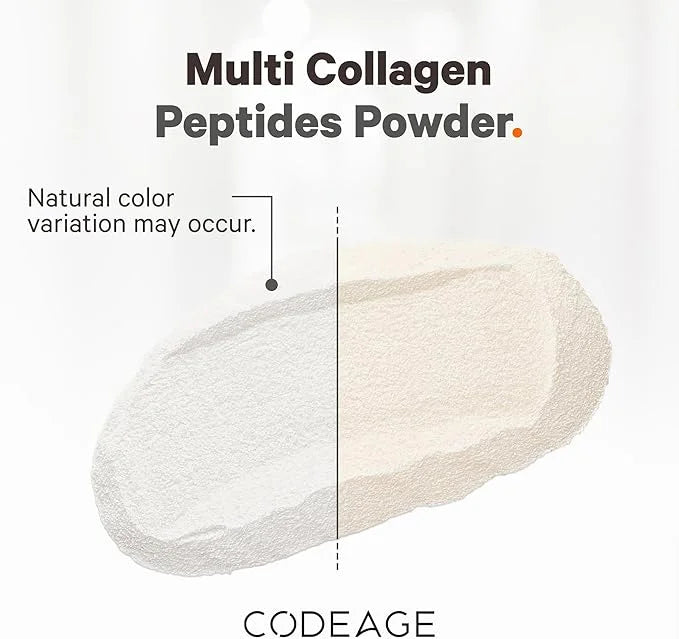 Codeage Multi Collagen Protein Powder Peptides, 2-Month Supply, Hydrolyzed, Type I, II, III, V, X Grass Fed All in One Sup...