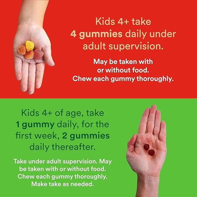 SmartyPants Kids Multivitamin + Fiber & 3 Fish (120 Count) (60 Count)
