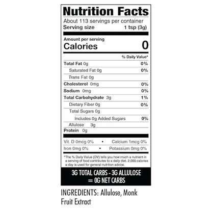 Wholesome Yum Besti Natural Powdered Sugar Substitute - Keto Confectioners Monk Fruit Sweetener Blend With Allulose (No Er...