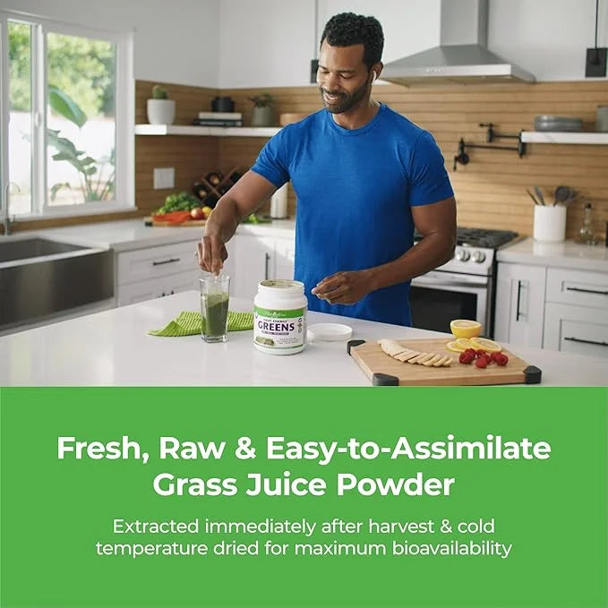 Paradise, ORAC Energy Greens Powder Extract, Super Antioxidants, Probiotics for Gut Health & Digestion, Vitamin C for Immu...