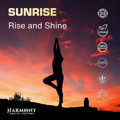 Sunrise 10x Potency Nootropic Adaptogenic Mushroom 60 Count