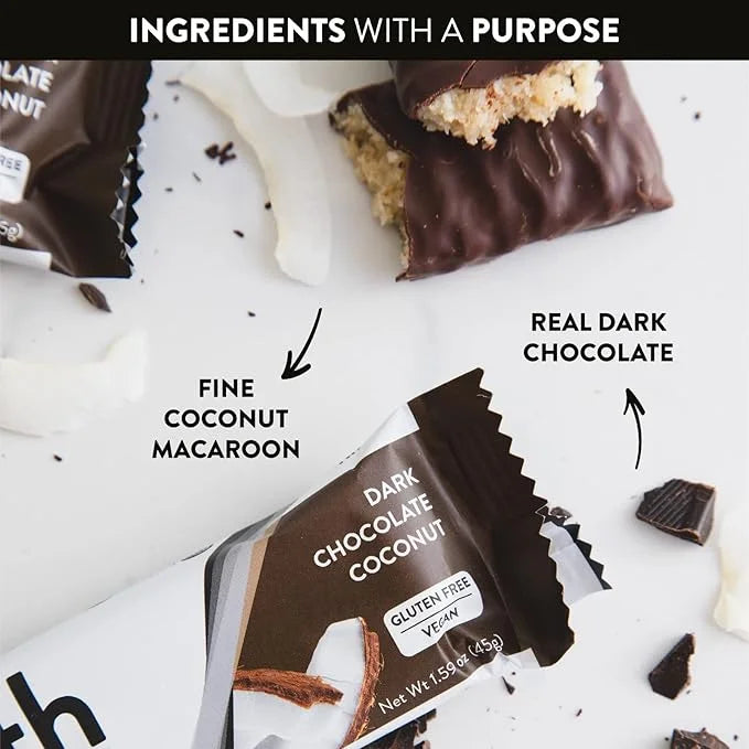 Truth Bar Prebiotic & Probiotic Keto Snack Vegan Bars with Omega-3's - Synbiotic High Fiber Snacks - Low Sugar, Kosher, Gl...