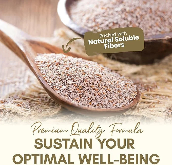 Psyllium Husk Capsules, All-Natural Fiber Supplement,