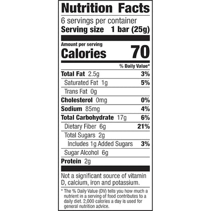 Fiber One 70 Calorie Soft-Baked Bars, Lemon, Snack Bars, 6 ct - Product Image