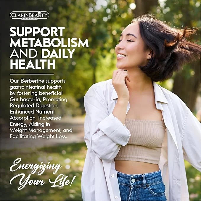ClarinBeauty Premium Berberine 1200mg Ceylon Cinnamon 100mg Tumeric 50mg Milk 50mg Bitter 50mg Artichoke 50mg with 90 Caps...