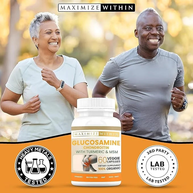 Glucosamine Chondroitin with Turmeric & MSM 60 Veggie