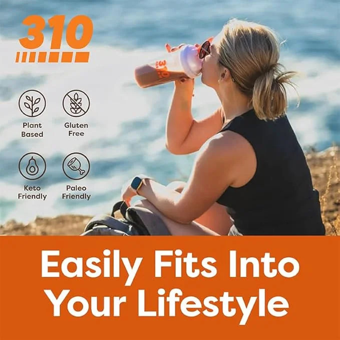 310 Nutrition All-In-One Meal Replacement Shake - Fiber-Rich Vegan Blend with Natural Sweeteners - Low Carb, Keto & Paleo ...