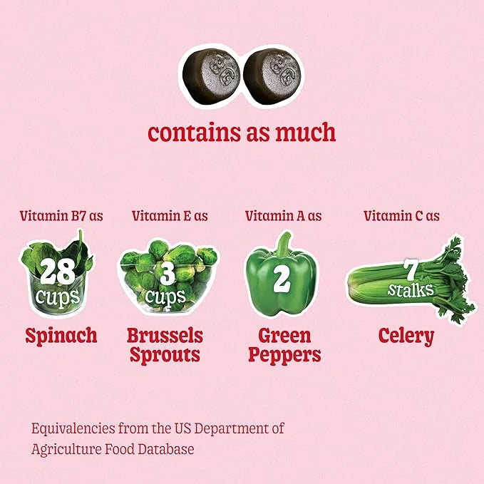8Greens Skin Gummies with Collagen & Biotin 50 Vegan