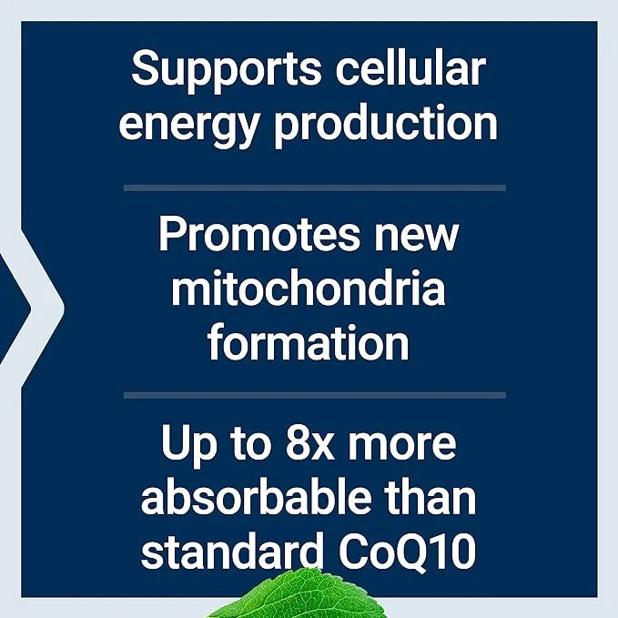 Life Extension Super Ubiquinol CoQ10 CoQ10, PQQ, 8x better 100 mg, 30 softgels