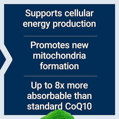 Life Extension Super Ubiquinol CoQ10 CoQ10, PQQ, 8x better 100 mg, 30 softgels