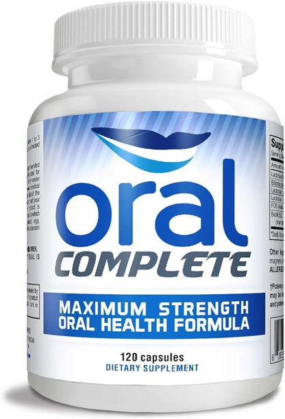Oral Complete 11-in-1 Dental Probiotics, Bad Breath Treatment Halitosis Tonsil Stone with Non-GMO with BLIS K12, Ashwagand...