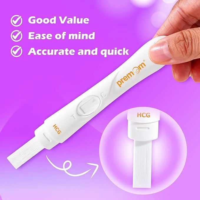 Premom Pregnancy Test Midstream: Early HCG 5 Pack