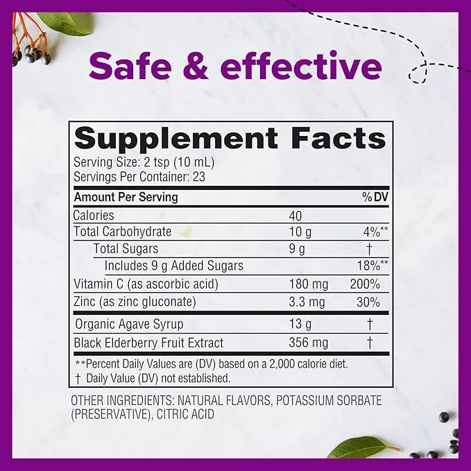 Zarbee''s Liquid Daily Immune Support, High 8 Fl