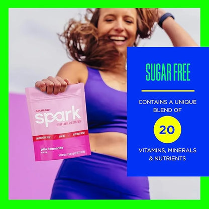 AdvoCare Spark Vitamin & Amino Acid Supplement - Focus & Energy Drink Powder Mix with Vitamin A, B-6, C & E - Also Include...