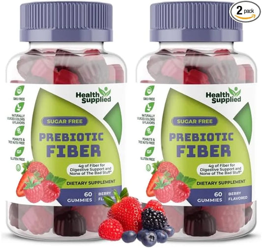 Mixed Berry Flavored Prebiotic Fiber Gummies