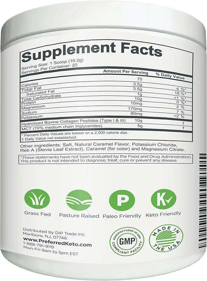 Keto Collagen Protein Powder with MCT