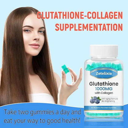 Glutathione Collagen Gummies, Collagen Gummies 60 Count