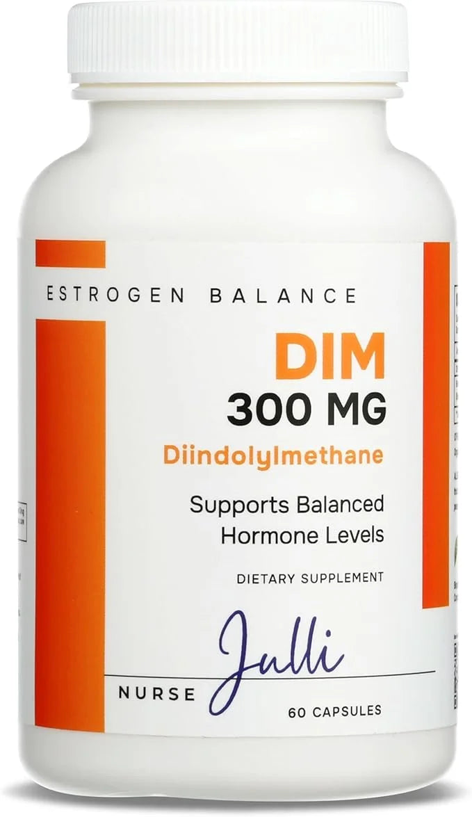DIM Supplement 300mg | Estrogen Balance for Men and Women | Menopause, PCOS, Hormonal Acne Support & Antioxidant Support f...