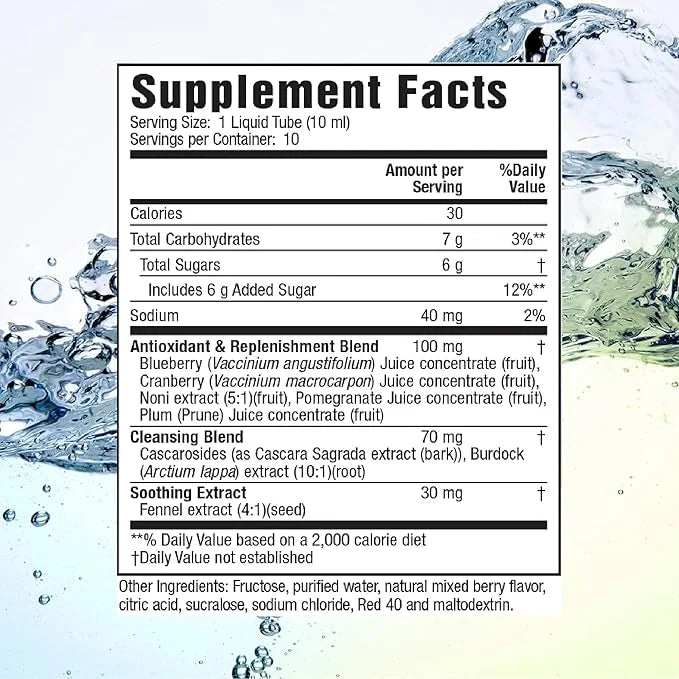 Applied Nutrition 5-Day Liquid Cleanse & Flush,10-Twist Tubes Box 3.3D fl oz Each (Pack of 2) - Product Image