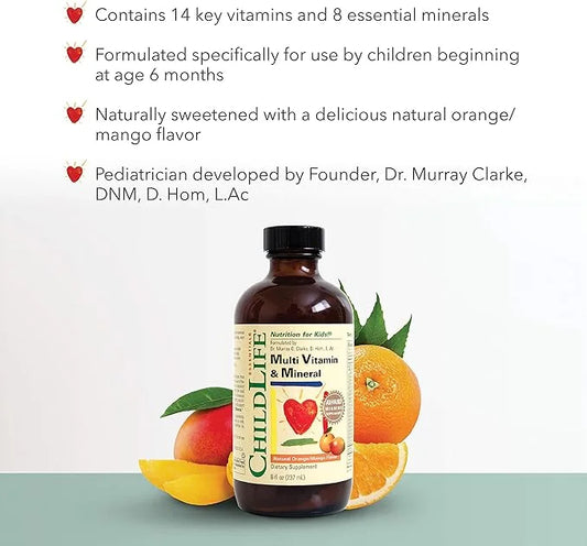 CHILDLIFE ESSENTIALS Multi Vitamin and Mineral 8-Ounce Pack 2