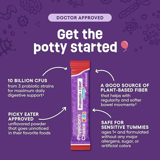 Physician's Choice Kids Probiotic + Prebiotic 1+) - 24 Pack