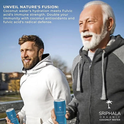 Sriphala Mineral Rich Nutritious Coconut Water Organic – with Fulvic Acid + Electrolyte Water – Non-GMO, Keto, Gluten-Free...