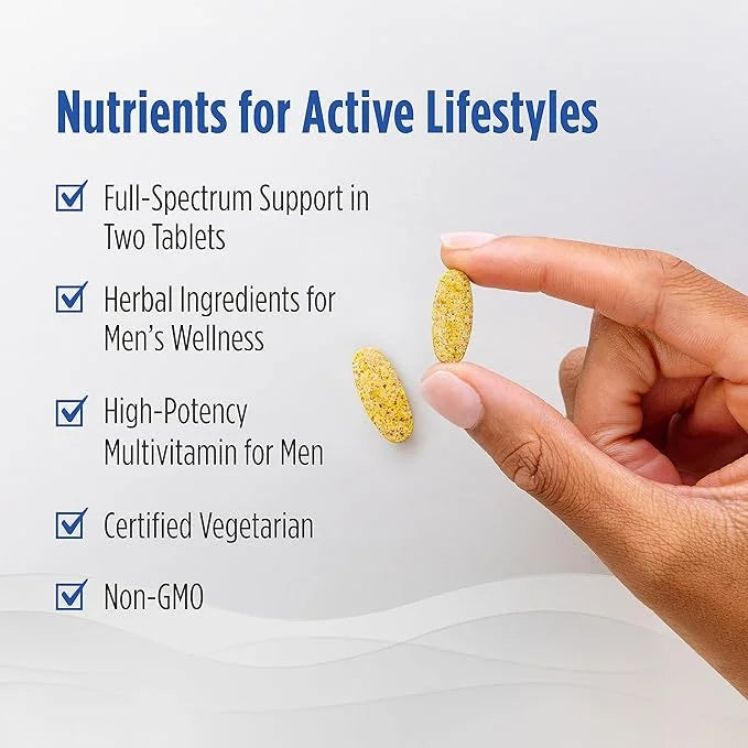 Nordic Naturals Men’s Multivitamin Extra Strength 20 Essential 60 Tablets 30 Servings