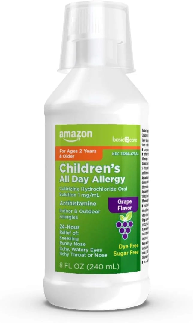 Amazon Basic Care Children’s 24 Hour 1 mg/mL, 8 fl 3)