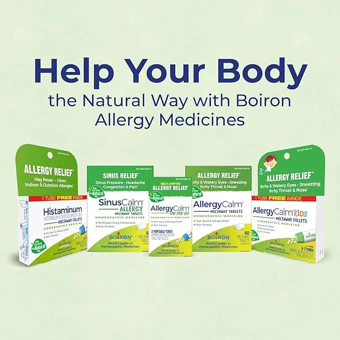 Boiron AllergyCalm Tablets for Relief from 120 Count